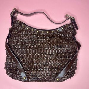 Brown shoulder bag